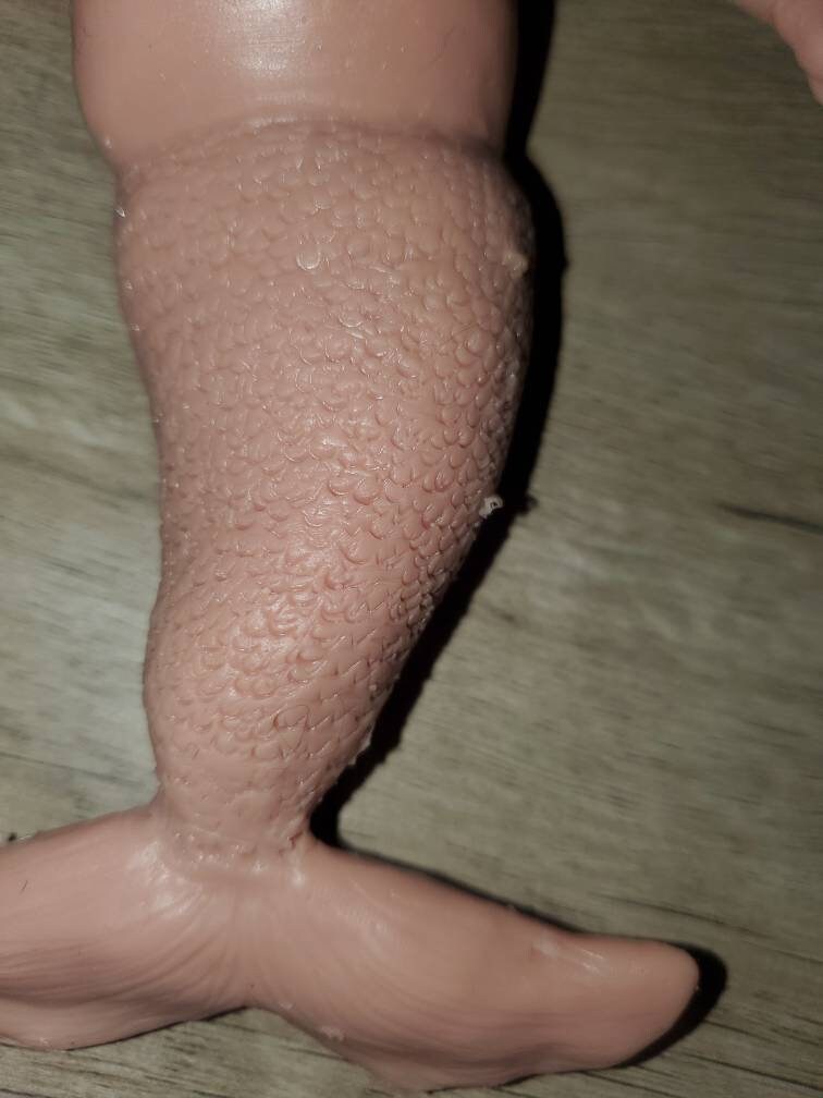 Full body silicone baby mermaid 9" boo boo