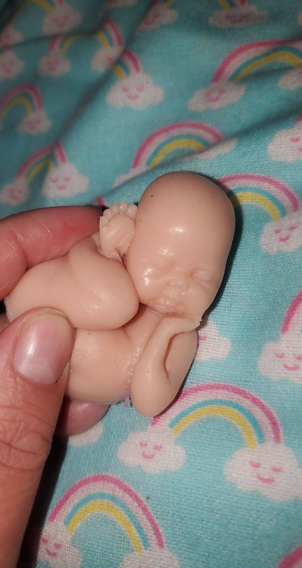 Full body silicone baby 3.5" mini