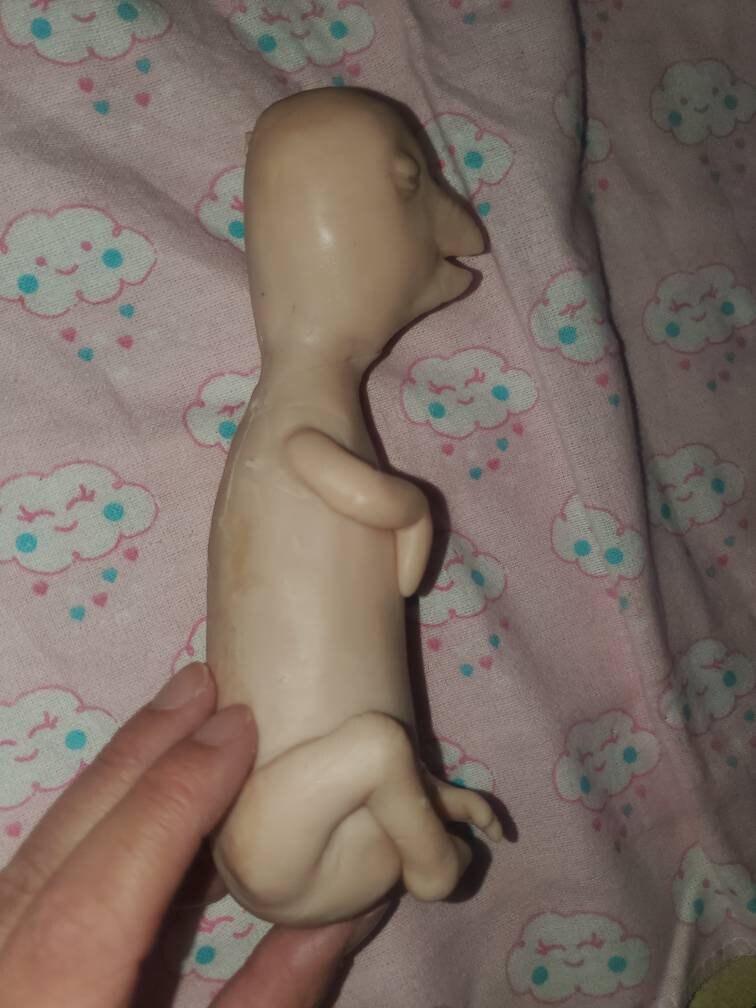 Full body silicone 7" birdy baby blank
