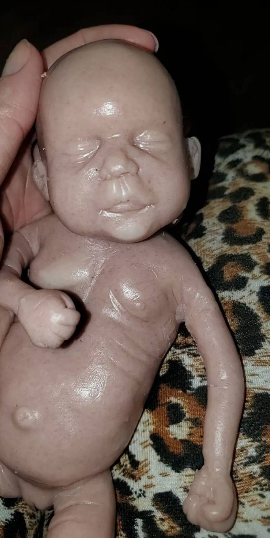 9" full body silicone baby preemie