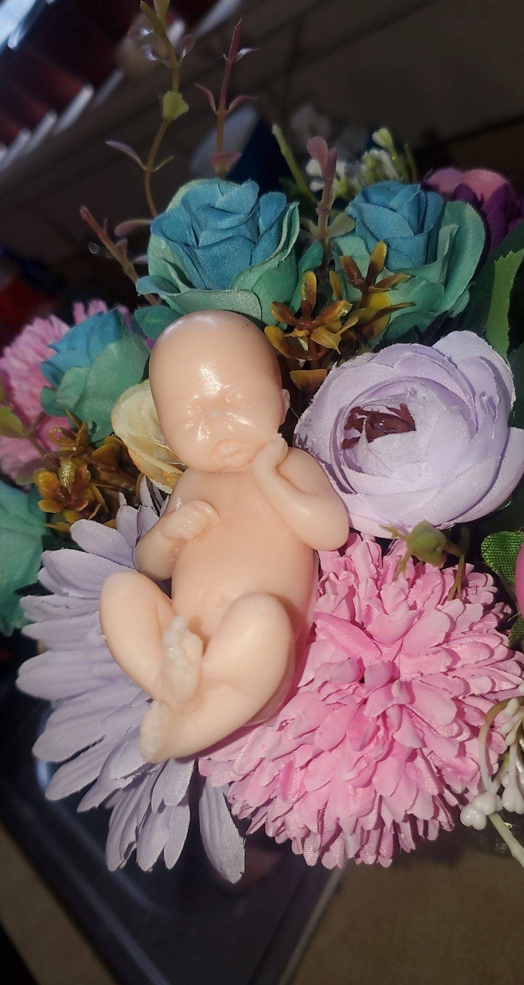 Silicone preemie 3" baby girl