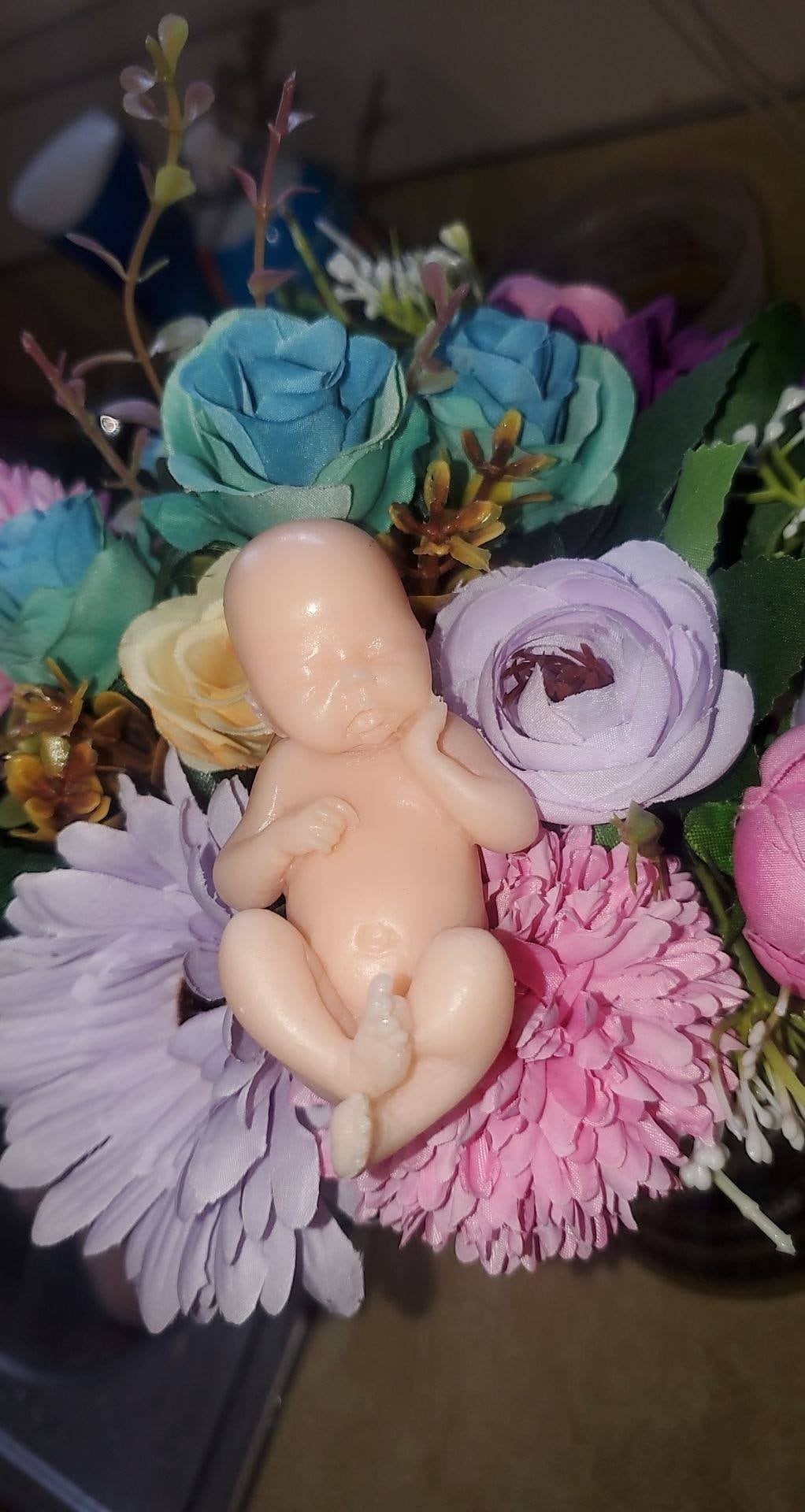 Silicone preemie 3" baby girl