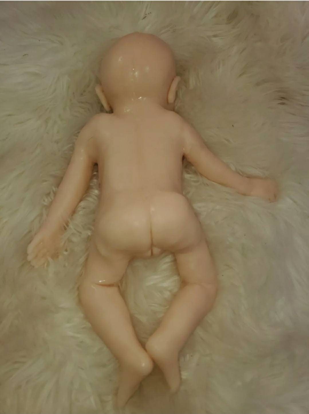 Full body silicone baby 15" preemie boy or girl amy