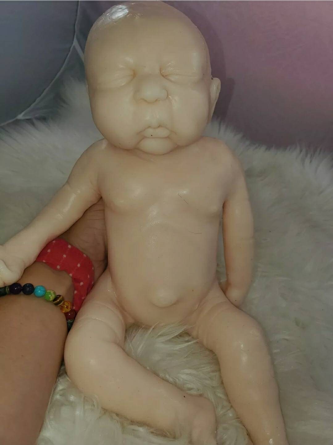 Full body silicone baby 15" preemie boy or girl amy