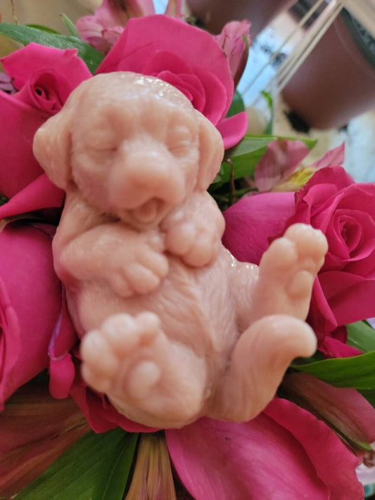3" silicone baby puppy