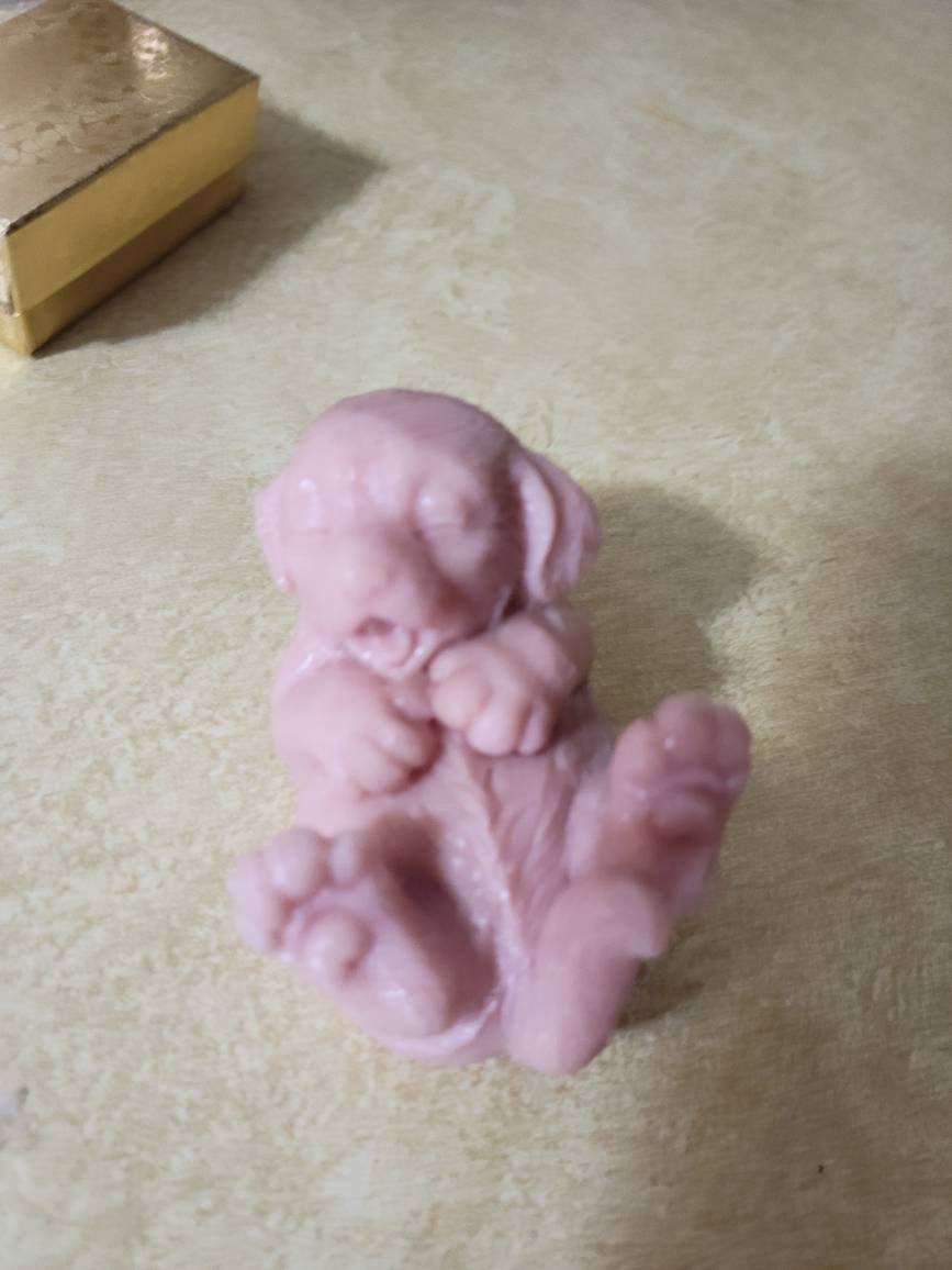 3" silicone baby puppy
