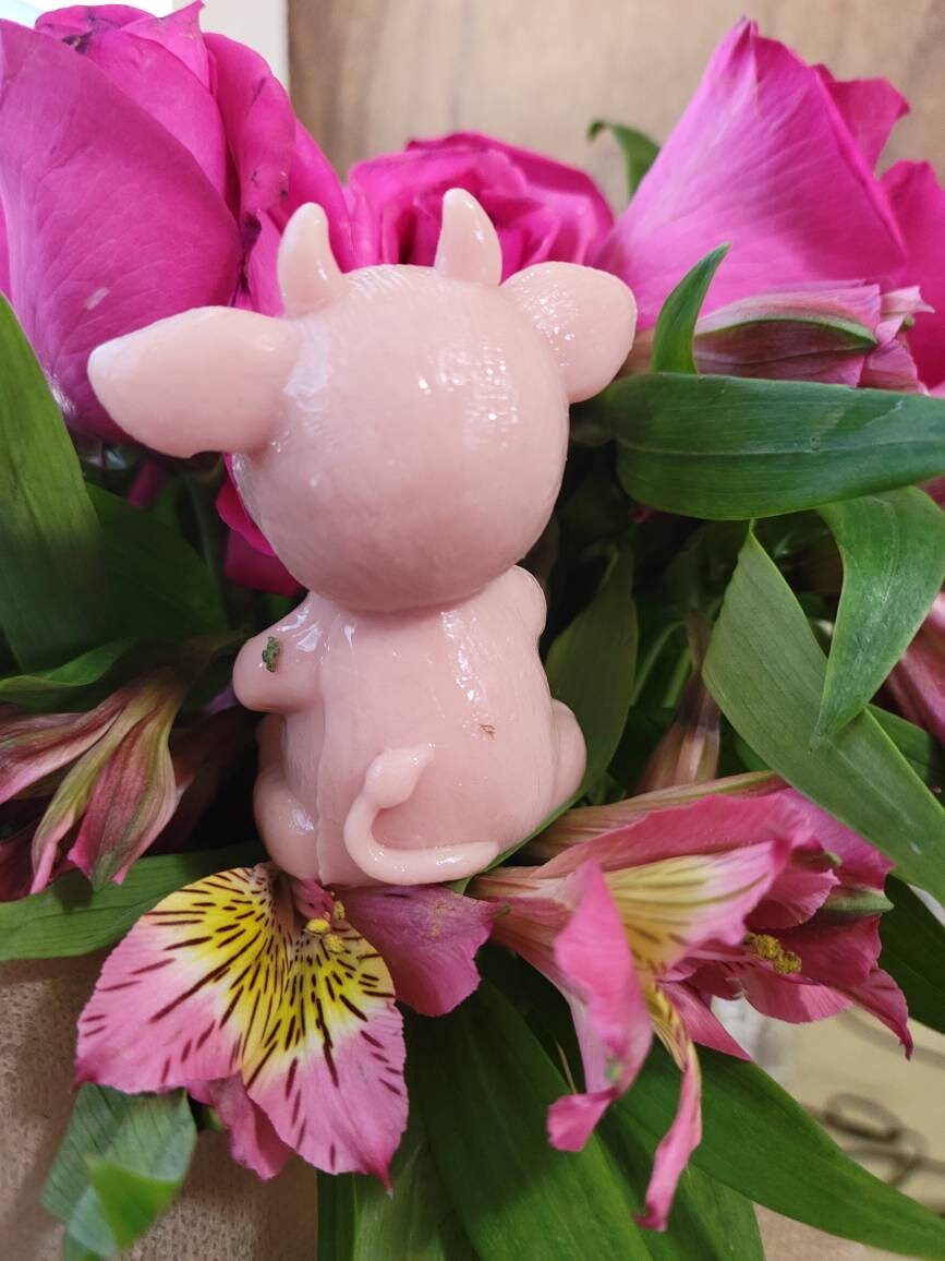 Silicone baby calf cow blank