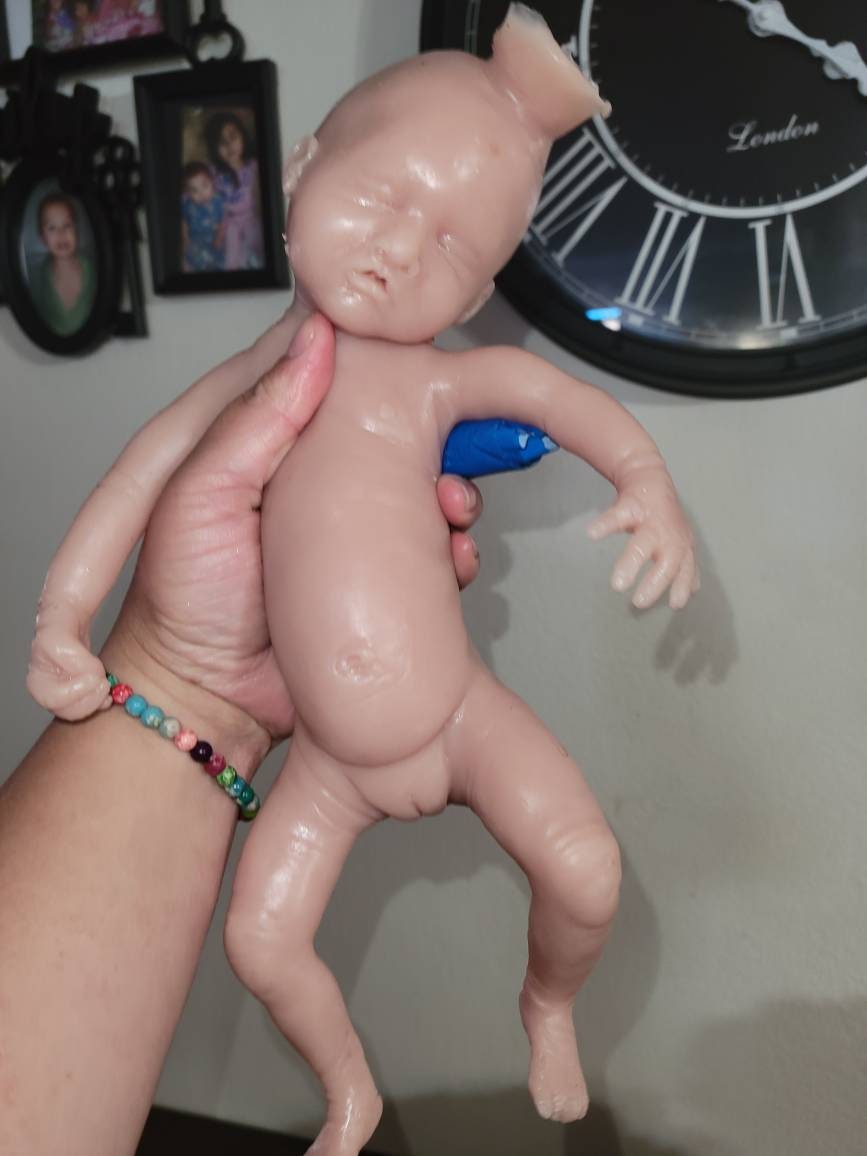12" preemie silicone baby full body janelle