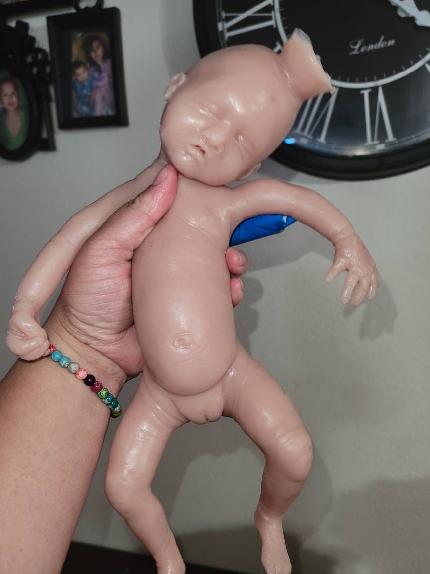 12" preemie silicone baby full body janelle