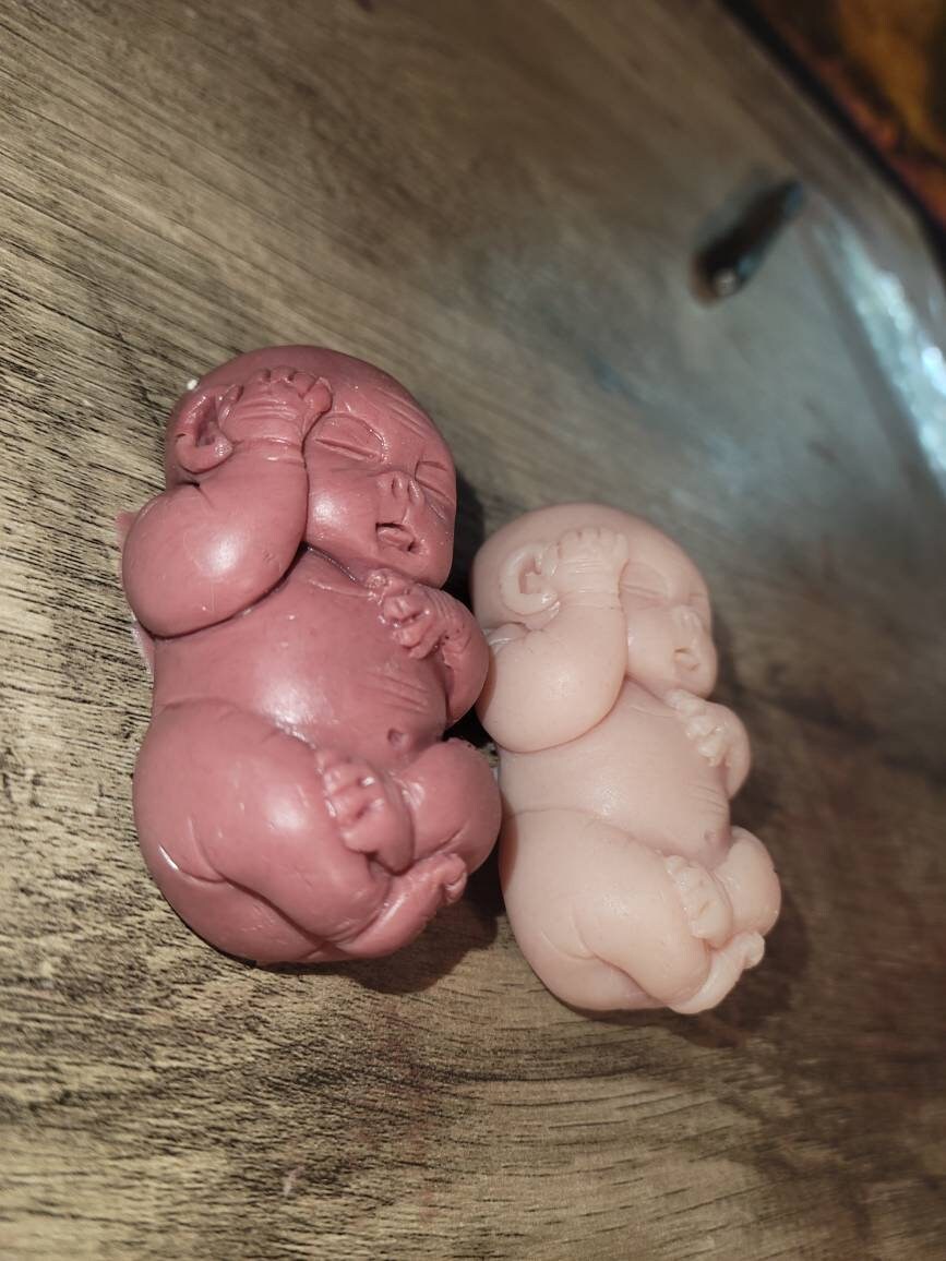 3" silicone baby
