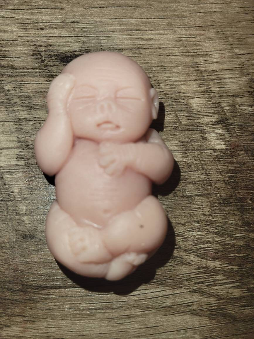 3" silicone baby