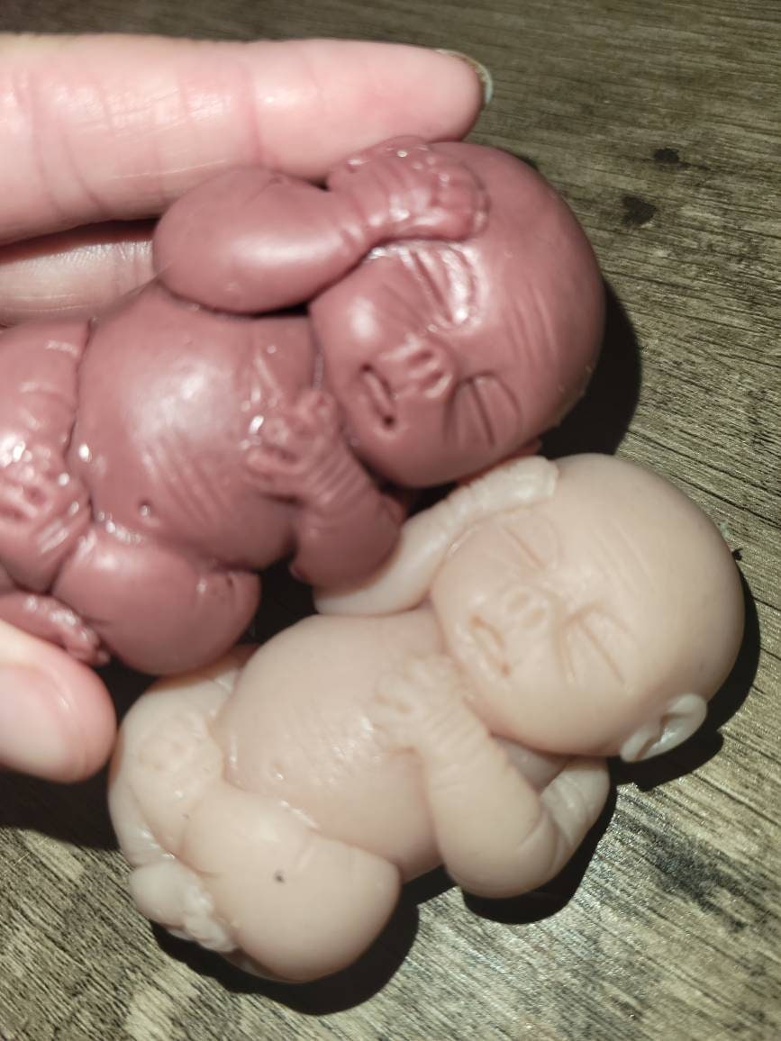 3" silicone baby