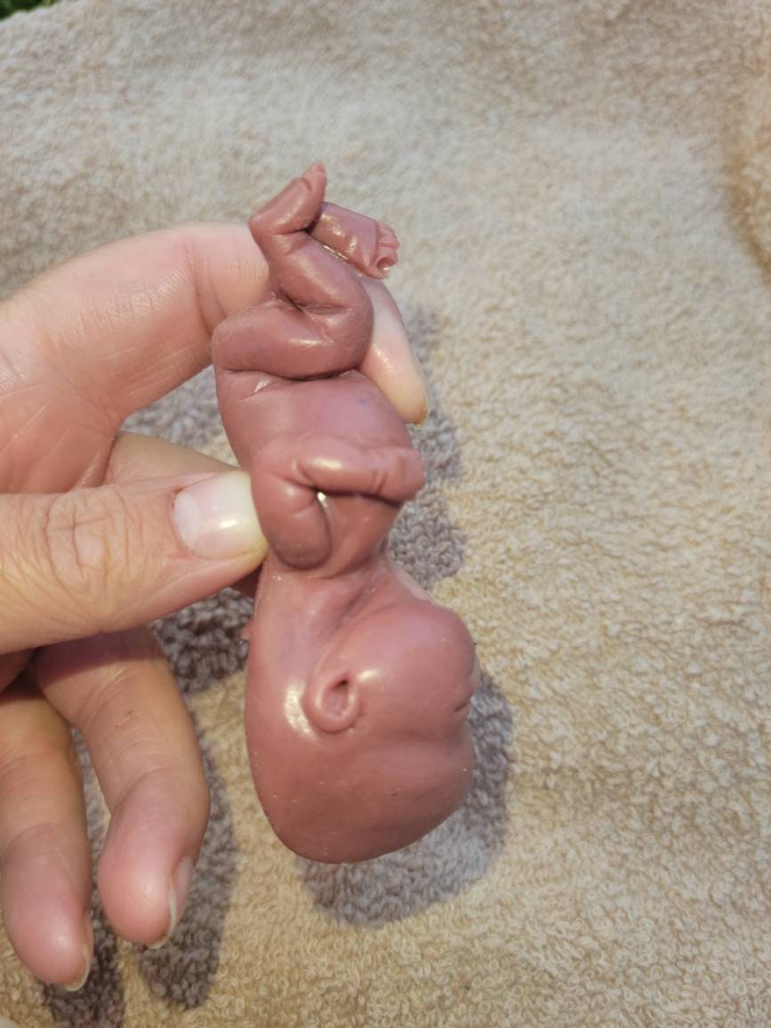 15 week memorial fetus silicone baby