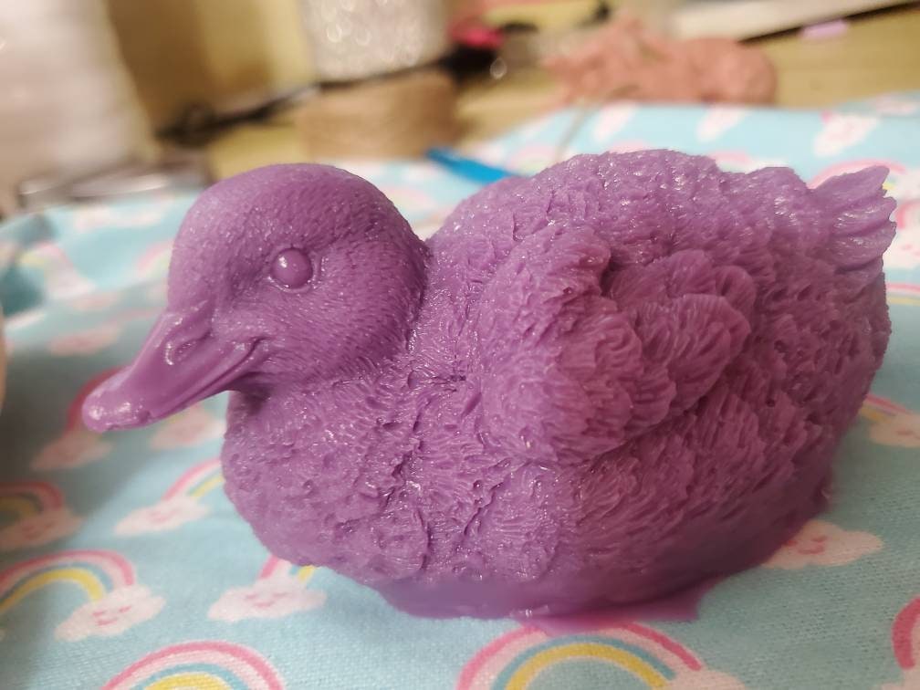 Silicone baby duck ducky you choose color 4.5"