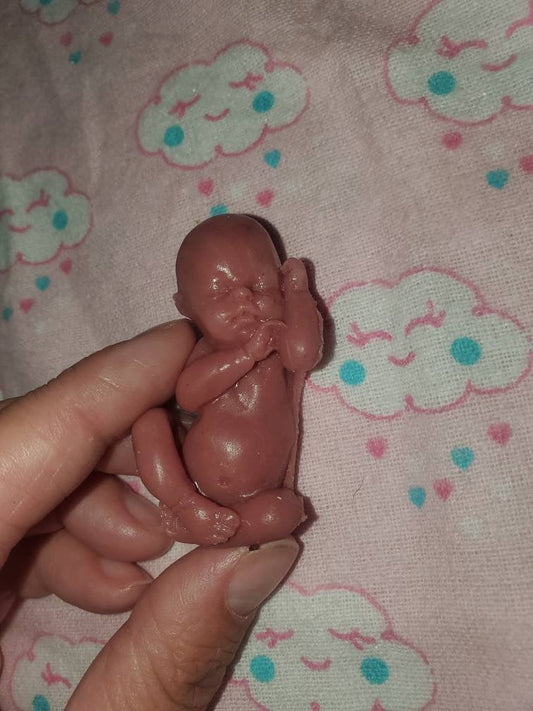 2" silicone memorial fetus baby