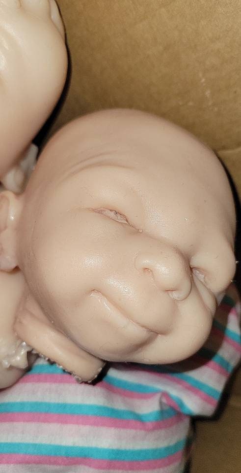 Silicone baby head blank new born for cuddle body 18" newborn