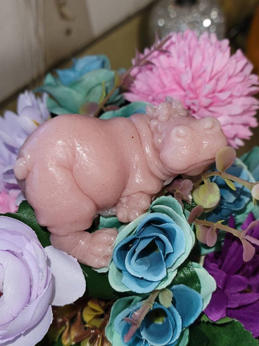 3" silicone baby hippo blank