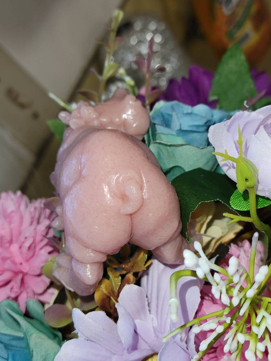 3" silicone baby hippo blank