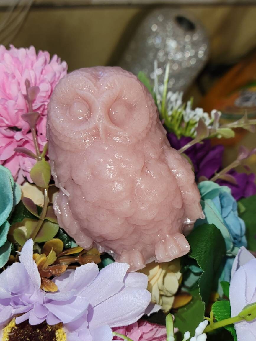 3" silicone baby owl.blank