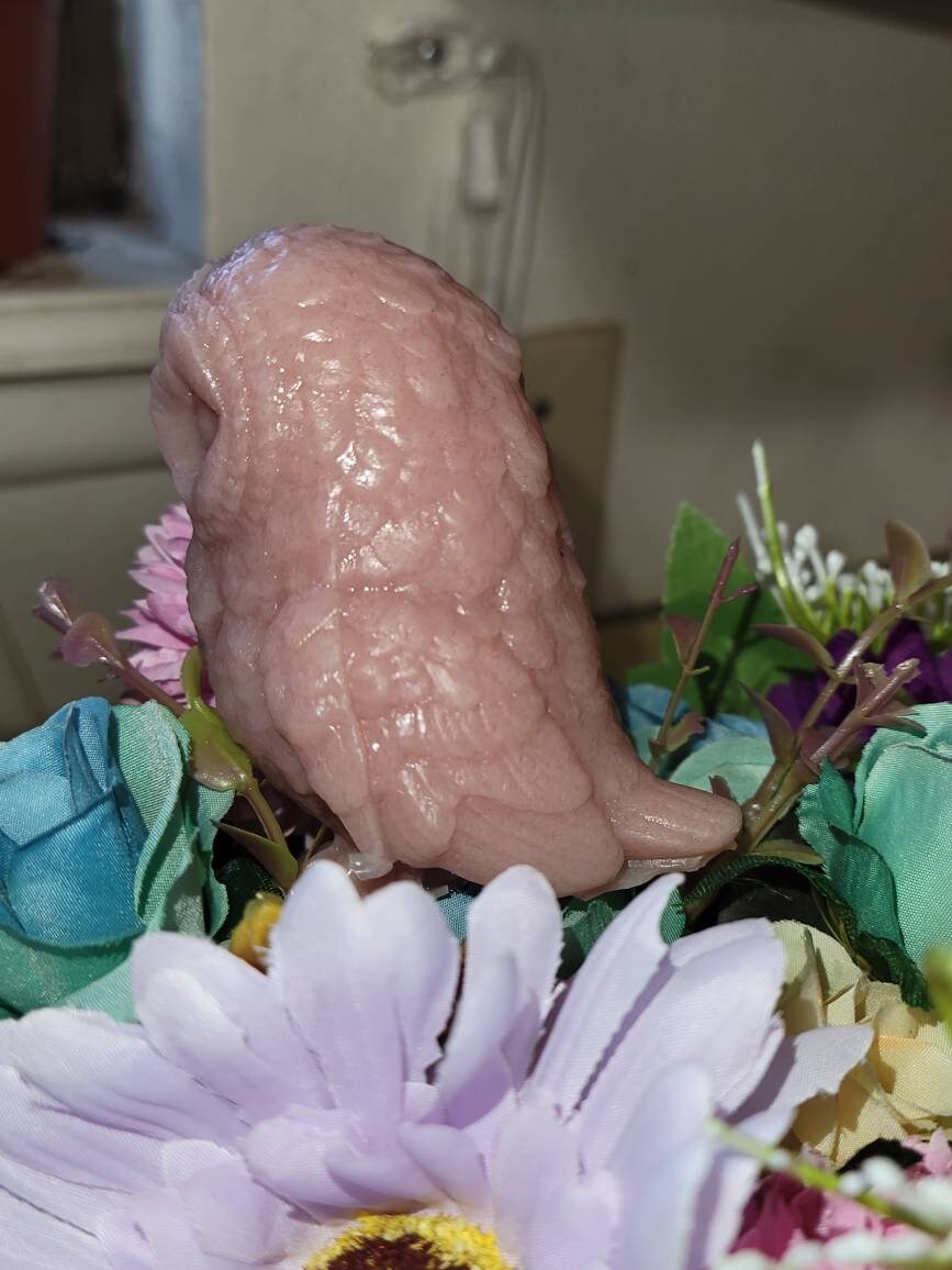 3" silicone baby owl.blank