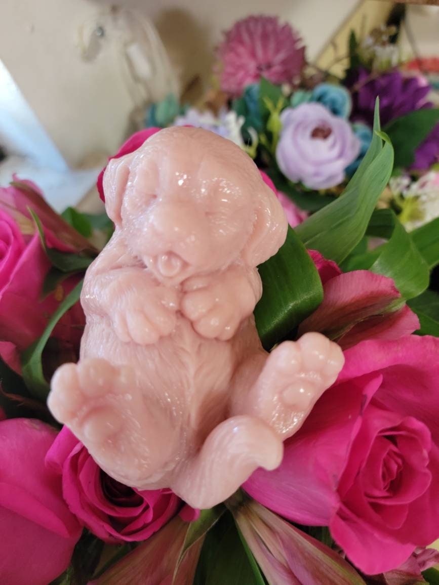 3" silicone baby puppy