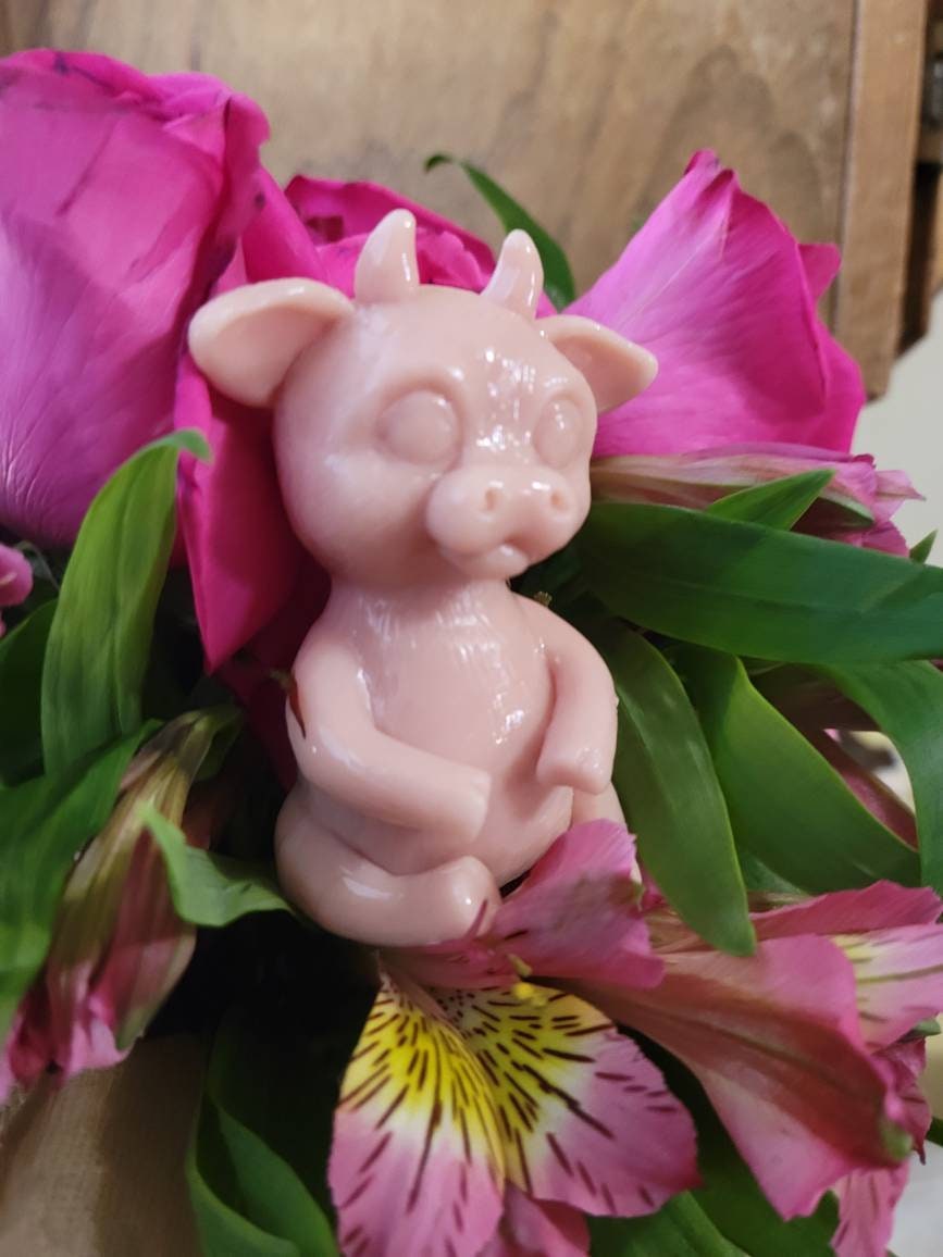 Silicone baby calf cow blank