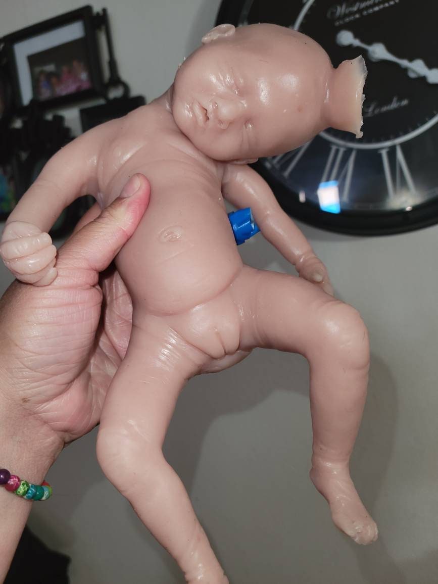 12" preemie silicone baby full body janelle