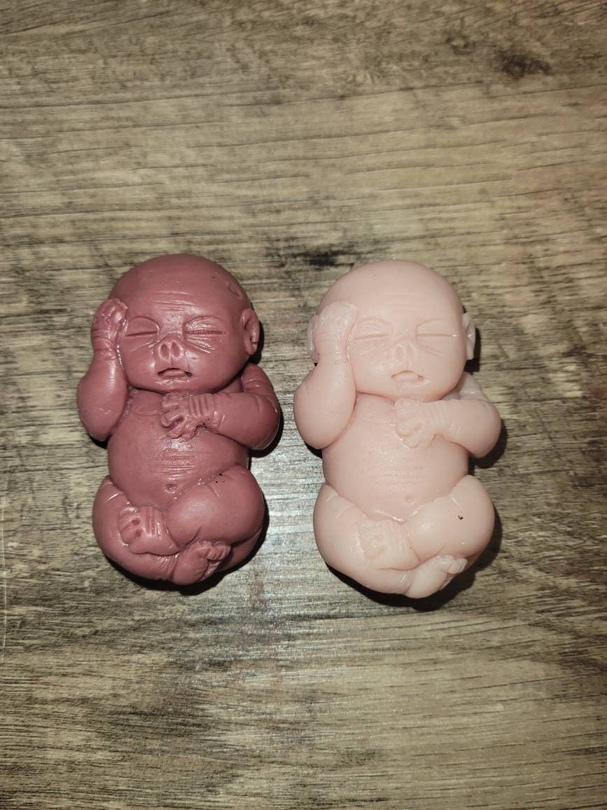 3" silicone baby