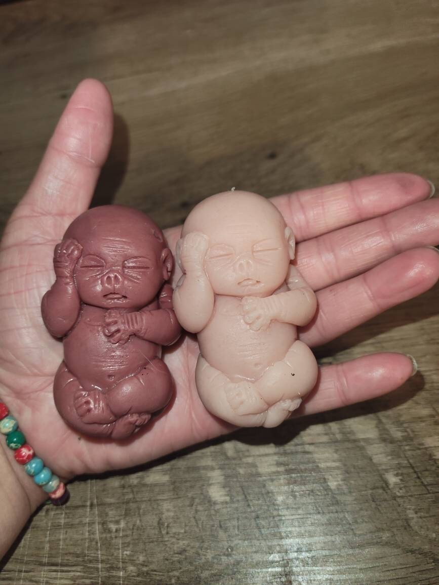 3" silicone baby
