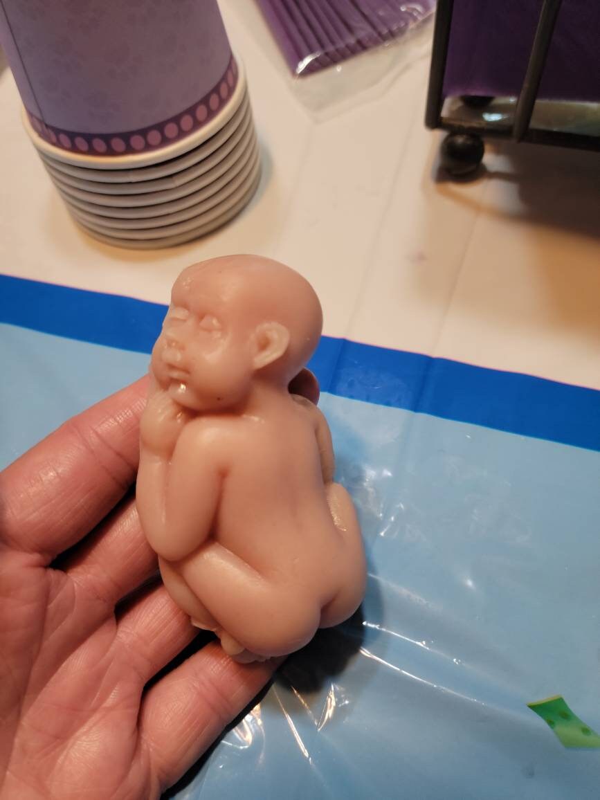 4" silicone baby