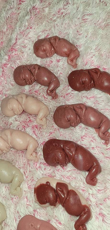 13 week silicone baby fetus memorial baby