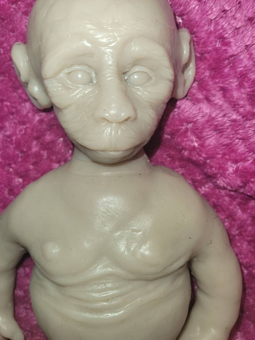 Full Body Silicone baby Monkey  15" tarzie