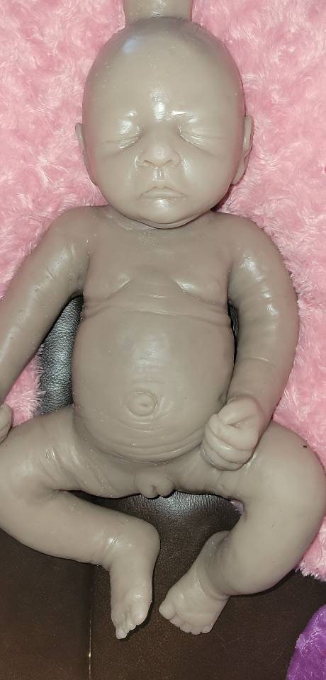 Full Body Silicone Baby Girl 18" chassie