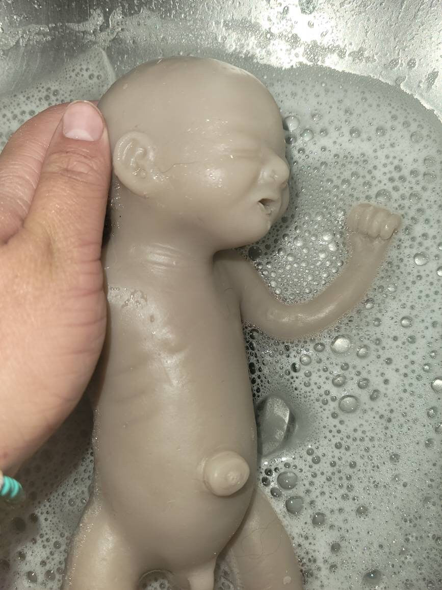 Full Body Silicone Baby 24-25 week gestation 11" marvin
