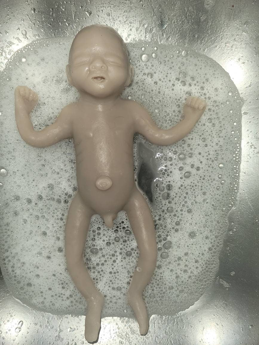 Full Body Silicone Baby 24-25 week gestation 11" marvin