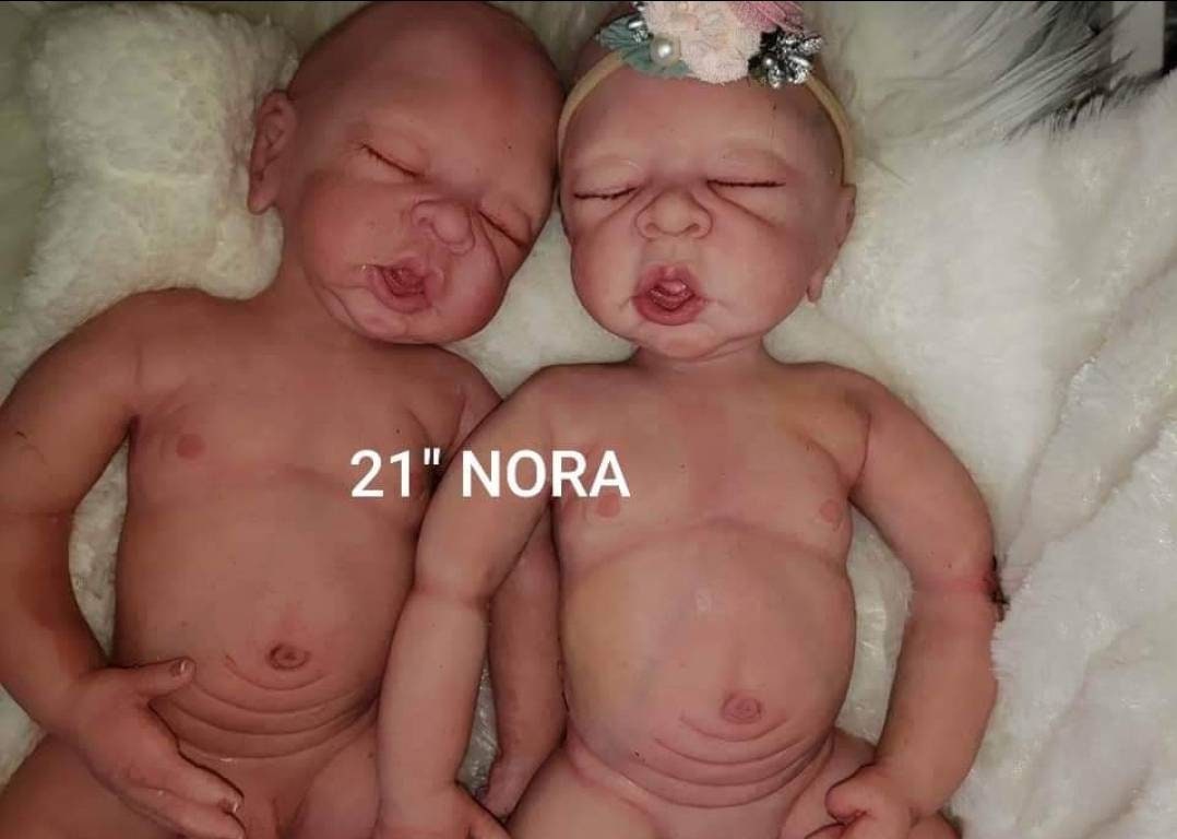 Full Body Silicone Baby 21" Nora