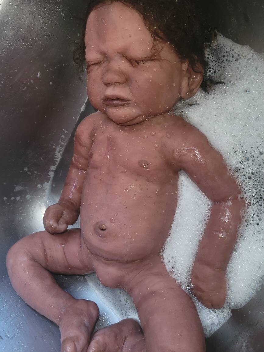 Full Body Silicone Baby 22" blank or painted Oscar