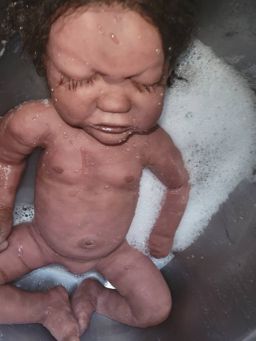 Full Body Silicone Baby 22" blank or painted Oscar