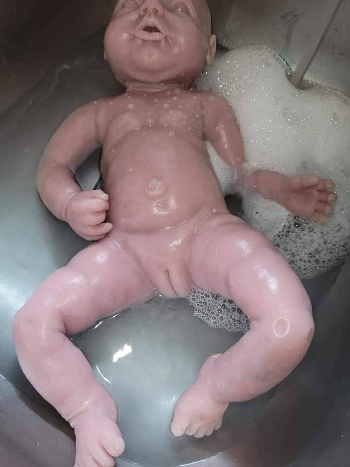 18" 5.5lbs maisy full body silicone baby