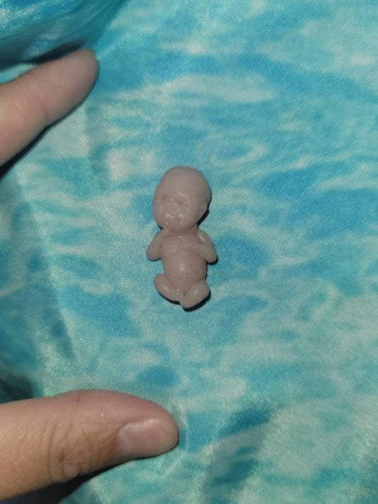 10 week gestational memorial fetus baby silicone keepsake