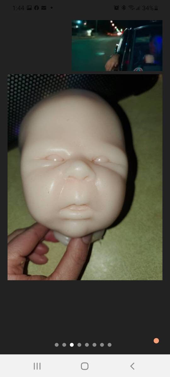 Full Body Silicone Baby Newborn open eye beauty 21"