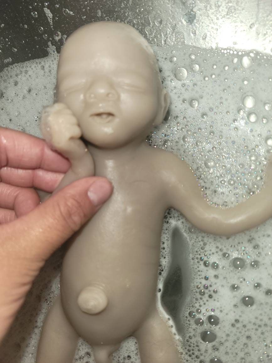 Full Body Silicone Baby 24-25 week gestation 11" marvin