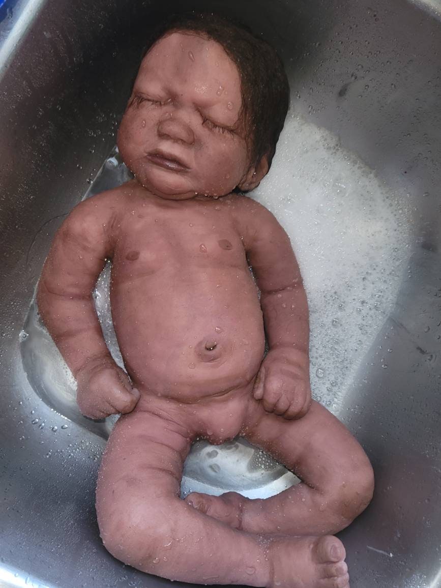 Full Body Silicone Baby 22" blank or painted Oscar