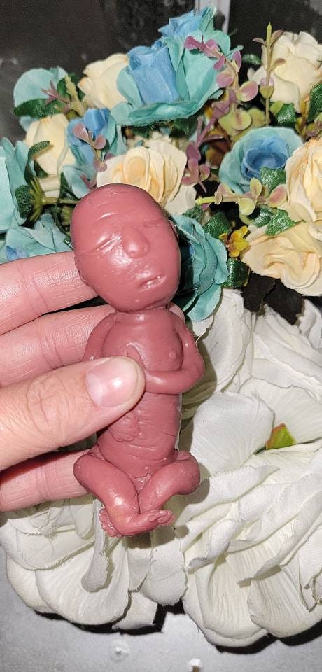 17 week gestational fetus baby memorial silicone baby