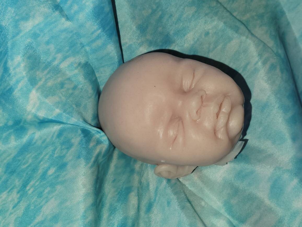 Silicone baby head sleeping for cuddle body eco flex 10 silicone 15"