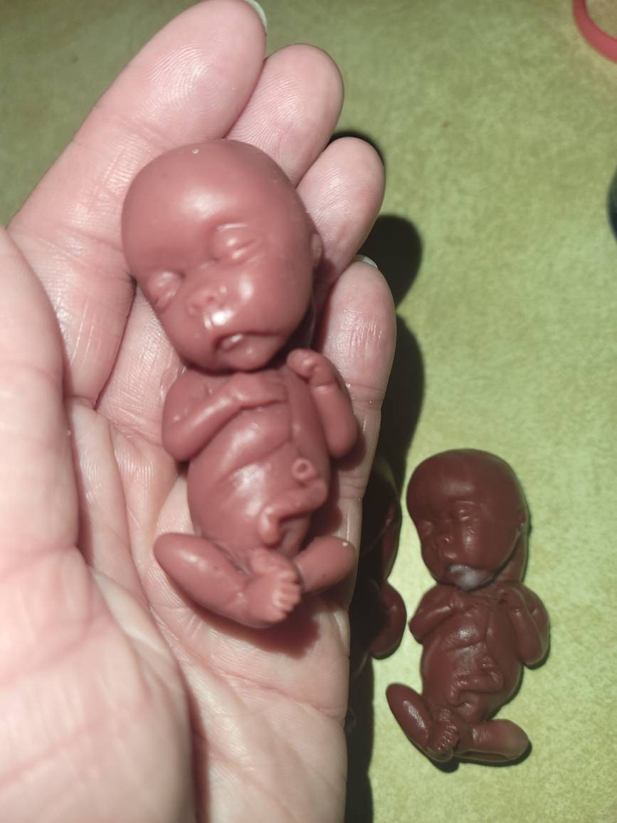 14 week memorial silicone baby fetus keepsake