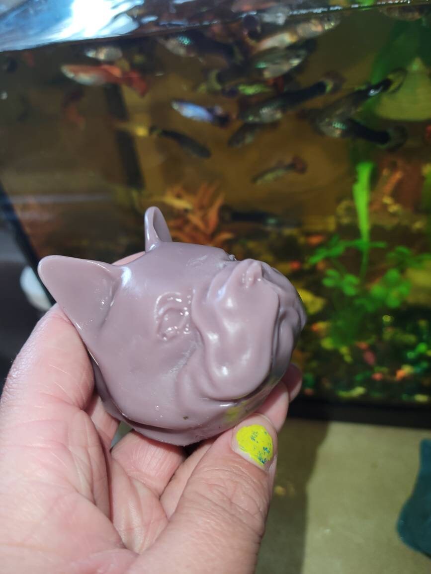 Silicone dog head