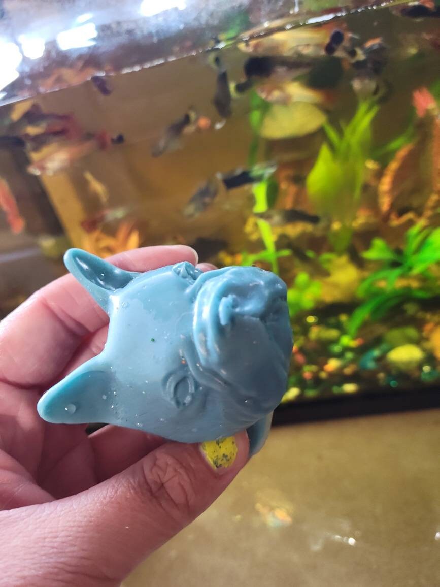 Silicone dog head