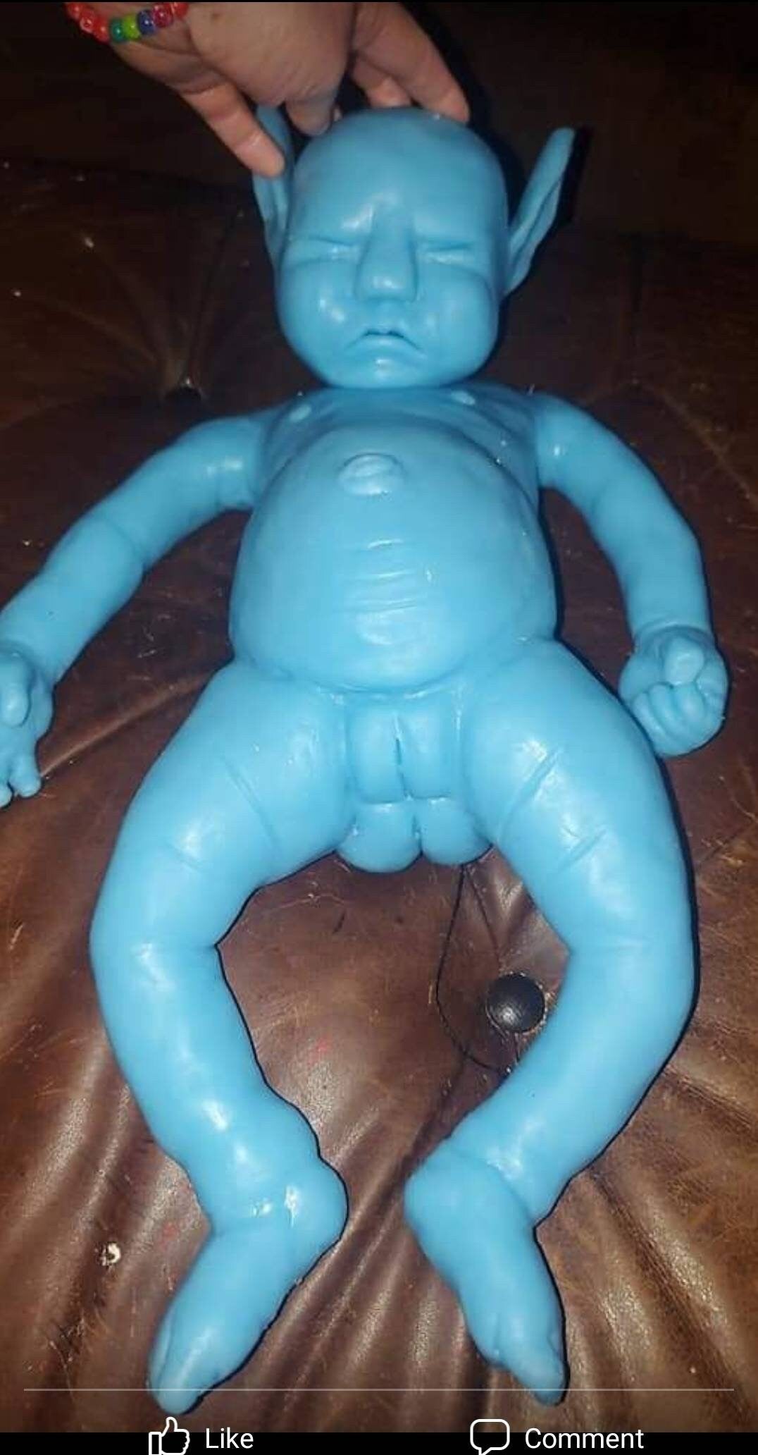 Full body silicone baby avatar 19" eco flex 10 blank kit unpainted