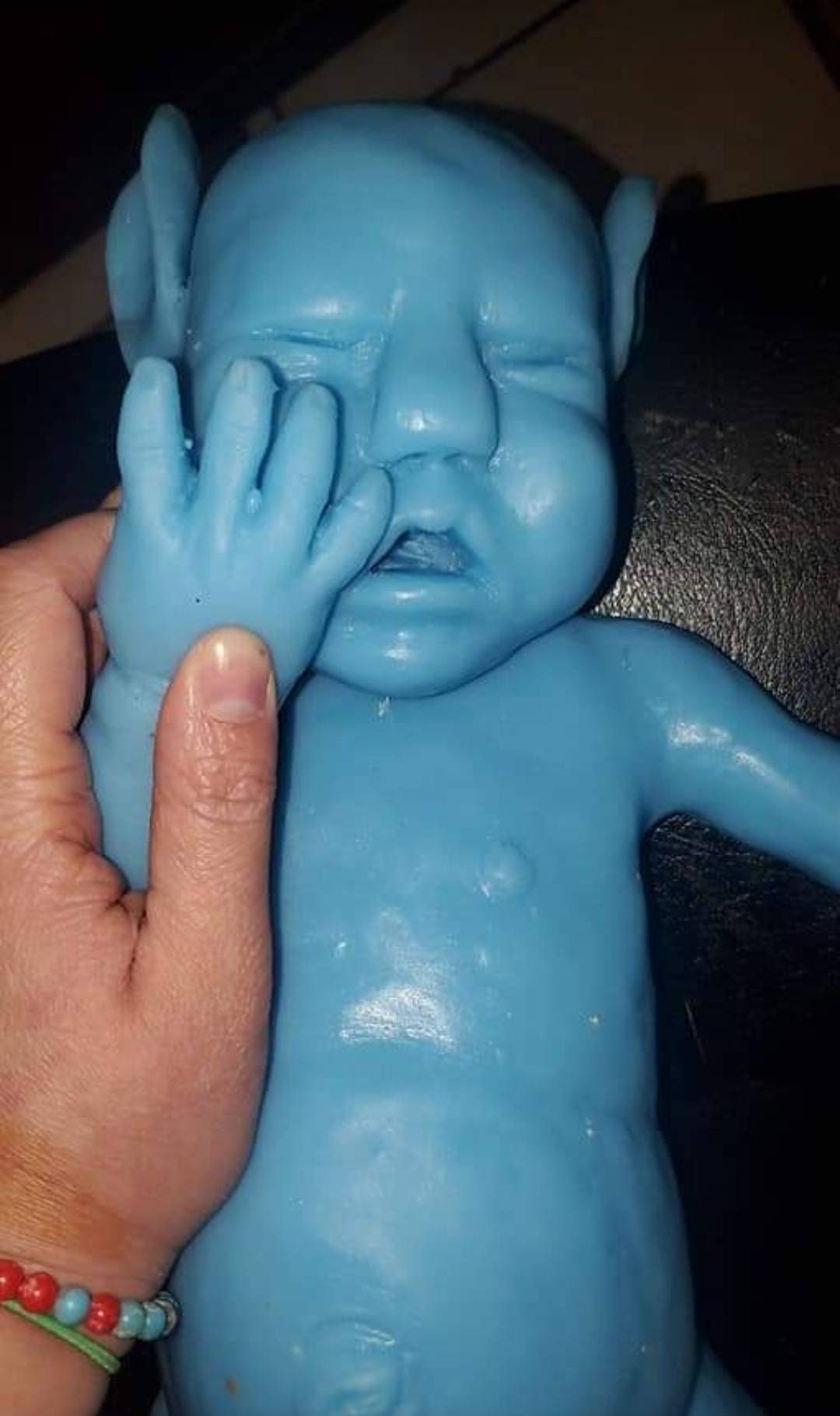 Full body silicone baby avatar 19" eco flex 10 blank kit unpainted